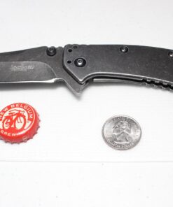 Kershaw XL Cryo II Pocket Knife, 3.25" 8Cr13MoV Steel Titanium-Coated Blade, Assisted Everyday Carry Pocket Knife 1556BW 68 71GRuIbA45L