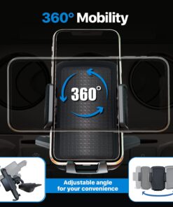Bestrix Cell Phone Holder for Car, CD Slot Car Phone Holder, Hands Free Car Mount with Strong Grip Universal for iPhone14/13/12/11/11Pro/Xs MAX/XR/XS/X/8/7/6 Plus, Galaxy S22/S21/S20/S10+/S10e/S9/S9+ 30 71GS2FxqPwL