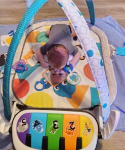 Baby Einstein 4-in-1 Kickin' Tunes Music and Language Play Gym and Piano Tummy Time Activity Mat Kickin Tunes 4-in-1 Mat 32 71GS5KfxKtL