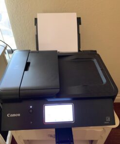 Canon TR8520 All-In-One Printer For Home Office |Wireless | Mobile Printing | Photo and Document Printing, AirPrint(R) and Google Cloud printing, Black 39 71GSD6AHybL