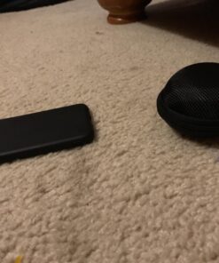 Earbuds Case 2 Pack - GLCON Small Electronic Zipper Case - Shockproof Hard EVA Storage Pouch Zipper Carrying Case for Airpods, Earphone, Ear Bud, Adapter, Cable, Charger, Headset - Black 40 71GScrAaM5L