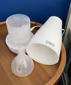 Pure Enrichment® PureSpa™ Essential Oil Diffuser - Compact Ultrasonic Aromatherapy Diffuser, Natural Air Deodorizer, 100ml Water Tank, and Optional Mood Light - Lasts Up to 7 Hours with Auto Shut-Off 32 71GSfhxta2L