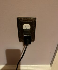 Franklin Brass Paisley Wall Plate, Tumbled Antique Brass Single Duplex Switch Cover, 1-Pack, 64045 30 71GTuYeh4oL