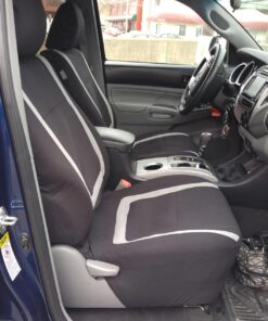 FH Group Automotive Seat Covers Trendy Corduroy Bucket Full Set with Gift- Universal Fit for Cars Trucks and SUVs (Black/Gray) FB032115 44 71GUdzCsDL