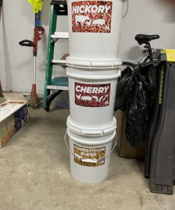 5 gallon Food Grade White Plastic Bucket with Handle & Lid - Set of 6 15 71GUfUHb8SL