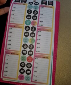 me & my BIG ideas Sticker Value Pack - The Happy Planner Scrapbooking Supplies - Productivity Theme - Multi-Color & Gold Foil - Great for Projects, Scrapbooks & Albums - 30 Sheets, 985 Stickers Total 85 71GUirSGFL