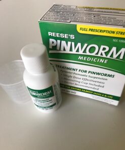 REESE'S PINWORM Medicine Liquid for Entire Family, Full Prescription Strength, 2 Oz 2 Fl Oz (Pack of 1) 33 71GV3cVEswL