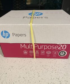 HP Printer Paper | 8.5 x 11 Paper | MultiPurpose 20 lb | 3 Ream Case - 1500 Sheets | 96 Bright | Made in USA - FSC Certified | 112530C 3 Ream | 1500 Sheets Letter (8.5 x 11) 18 71GVDdsfPjL