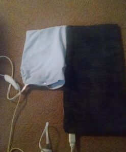 Sunbeam XL Heating Pad for Back, Neck, and Shoulder Pain Relief with Auto Shut Off and 6 Heat Settings, Extra Large 12 x 24", Green 39 71GVUN90Q9L