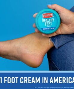 O'Keeffe's for Healthy Feet Foot Cream, Guaranteed Relief for Extremely Dry, Cracked Feet, Instantly Boosts Moisture Levels, 3.2 Ounce Jar, (Pack of 1) 3.2 Ounce (Pack of 1) 25 71GVVRNpwL