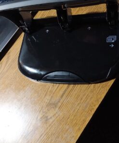 Bostitch Office EZ Squeeze Heavy Duty 3 Hole Punch, 40-Sheet Capacity, Use Less Force, Perfect for Home Office School Supplies, Sleek Design, Silver 1 48 71GVcIPrCOL