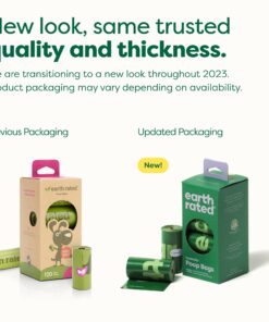 Alternative view of Earth Rated Dog Poop Bags, Guaranteed Leak Proof and Extra Thick Waste Bag Refill Rolls For Dogs, Lavender Scented, 120 Count 120 Bags Lavender-Scented