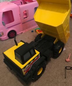 Funrise Tonka Steel Mighty Dump Truck, Yellow, Black, 10.25" x 16.75" x 7.75" (902050AZ01) Single Frustration-Free Packaging 40 71GWFwAfIDL 1