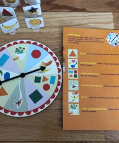 Educational Insights Frankie's Food Truck Fiasco Game, Shape Matching Award-Winning Board Game for Preschoolers & Toddlers, For 2-4 Players, Fun Family Game for Kids Ages 4+ Game Only 23 71GWHHhWOjL