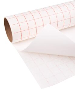 Alternative view of Angel Crafts Transfer Paper Tape: Craft Transfer Tape for Vinyl Application with Red Grid Lines - Self Adhesive Roll Compatible with Cricut, Silhouette Cameo - 12 Inch by 8 Feet 1 Pack White