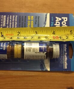 Potable Aqua Water Purification Tablets with PA Plus, Portable and Effective Solution for Camping, Hiking, Emergencies, Natural Disasters and International Travel, Two 50ct Bottles 50.0 37 71GX5xGMqEL