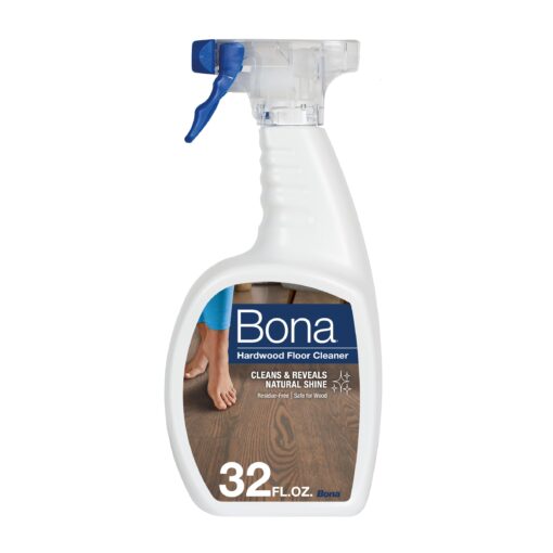 Bona Hardwood Floor Cleaner Spray - 32 fl oz - Residue-Free Floor Cleaning Solution for Wood Floors 32 Fl Oz (Pack of 1)