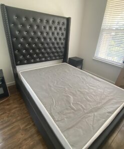 ZINUS 9 Inch Metal Smart Box Spring, Mattress Foundation, Strong Metal Frame, Easy Assembly, Queen Original 37 71GXyuSVkIL