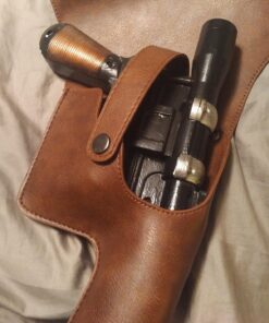 WELLMILLER Han Solo Cosplay Belt Holster Pu Leather Costume Accessories Props Update Version 30 71GYfM3HFL
