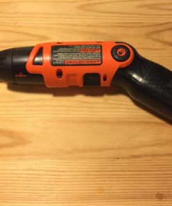 BLACK+DECKER Cordless Screwdriver with Pivoting Handle, Electric Screwdriver, 180 RPM, 3.6V, Charger and 2 Hex Shank Bits Included (Li2000) Screwdriver Only 49 71GZDwGtMkL