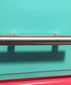 Probrico 10 Pack|Euro Style T Bar Cabinet Pulls Stainless Steel Kitchen Handles Bathroom Cupboard Knobs 2.5 Inch Hole Centers,4 Inch Overall Length hole center 2-1/2" Brushed Nickel 25 71Ga QuAUZL