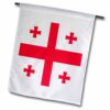 3dRose fl_158284_1 Flag of Georgia-Georgian Red Jerusalem Crusaders Cross on White-Crosslets-St. George-World Garden Flag, 12 by 18-Inch 12 x 18 inch Garden Flag 27 71GaozkL01L