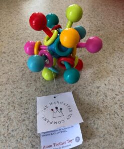 Manhattan Toy Atom Rattle & Teether Grasping Activity Baby Toy 26 71GbI4lwExL 2