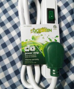 GoGreen Power (GG-13002MS) 3 Outlet Power Strip, White, 2.5 Ft Cord Pack of 1 25 71GbVn5KD5L