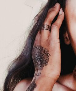 Pinkiou Face Tattoo Sticker gold temporary face tattoos for Women Girls Make Up Dancer Costume Parties, Shimmer Glitter Metallic facial art stickers (18-0067) 18-0067 41 71GbdJf6eML