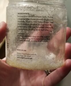 MAJESTIC PURE Himalayan Salt Body Scrub with Lychee Oil, Exfoliating Salt Scrub to Exfoliate & Moisturize Skin, Deep Cleansing - 10 oz 10 Fl Oz (Pack of 1) 39 71GbwOfis4L