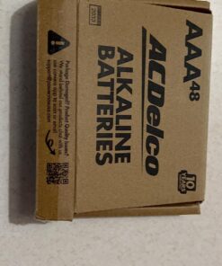 ACDelco 40-Count AA Batteries, Maximum Power Super Alkaline Battery, 10-Year Shelf Life, Reclosable Packaging, Blue 40 Count (Pack of 1) 31 71GcC1bUNAL