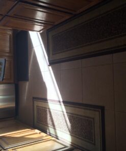 Ottomanson Machine Washable Bordered Design Non-Slip Rubberback 2x5 Traditional Runner Rug for Hallway, Kitchen, Bedroom, Entryway, 20" x 59", Brown Border Dark Brown Runner - 20" x 59" 26 71GcVagowHL