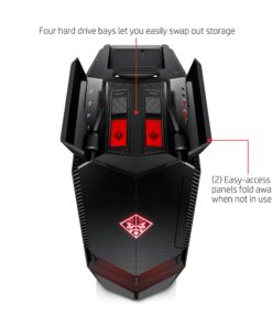 OMEN by HP Gaming Desktop Computer, Intel Core i7-9700K Processor, NVIDIA GeForce RTX 2080 Ti 11 GB, HyperX 16 GB RAM, 2 TB hard drive, 512 GB SSD, Windows 10 Home (880-191, Black) i7-9700K Processor | RTX 2080 Ti 11GB 23 71GcsoZE23L