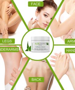 Natural Aloe Vera Body Lotion - Face & Body Moisturizing Cream with Organic Aloe Vera Gel, Vitamin E Oil, Vitamin C, Retinol Cream, Shea Butter – Anti Aging Face Moisturizer for Women, Dry Skin (8 oz) 8 Ounce (Pack of 1) 14 71GdKRNVYBL