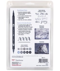 Tombow 56171 Dual Brush Pen Art Markers, Grayscale, 10-Pack. Blendable, Brush and Fine Tip Markers 35 71GdPZkBrAL
