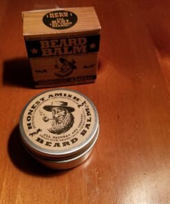 Honest Amish Beard Balm Leave-in Conditioner - Made with only Natural and Organic Ingredients - 2 Ounce Tin 42 71GdY9aKi3L