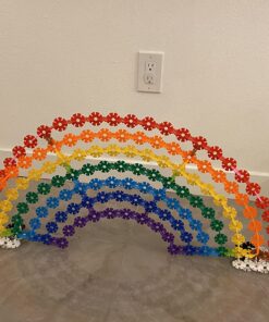 VIAHART Brain Flakes 500 Piece Interlocking Plastic Disc Set - A Creative and Educational Alternative to Building Blocks - Tested for Children's Safety - A Great Stem Toy for Both Boys and Girls 41 71GeBri6TML