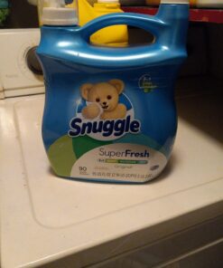 Snuggle Plus Super Fresh Liquid Fabric Softener with Odor Eliminating Technology, Original, 95 Fluid Ounces, 90 Loads 95 Fl Oz (Pack of 1) 39 71GeD8xu0XL