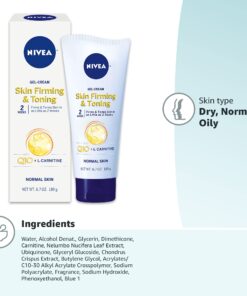 Nivea Skin Firming and Toning Body Gel Cream with Q10, Firming Body Cream, Moisturizing Skin Cream, 6.7 Oz Tube Skin Firming Gel 36 71GeFeeCTLL