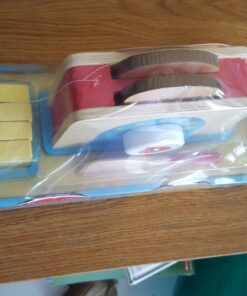 Melissa & Doug Bread and Butter Toaster Set (9 pcs) - Wooden Play Food and Kitchen Accessories 22 71GeeyiaZIL