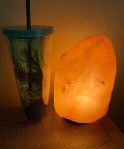 Windsor Seasons Hand Crafted Natural Large 9-Inch Crystal Himalayan Salt Lamp with Neem Wood Base, 6-Feet Cord, Dimmer Switch and Bulb 40 71GfQ6tOJyL
