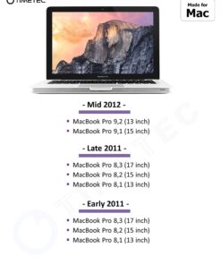 Timetec 8GB Compatible for Apple DDR3L 1600MHz PC3L-12800 for Mac Book Pro (Early/Late 2011,Mid 2012), iMac(Mid 2011,Late 2012,Early/Late 2013,Late 2014,Mid 2015), Mac Mini(Mid 2011,Late 2012) MAC RAM 12 71Gg3K81kXS