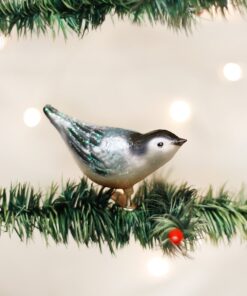 Old World Christmas Ornaments: Nuthatch Glass Blown Ornaments for Christmas Tree 19 71Gg5xK3F4L