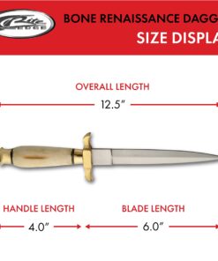 Szco Supplies Renaissance Dagger, Bone,White, 12.5 inch 17 71Gg9 yAAjS