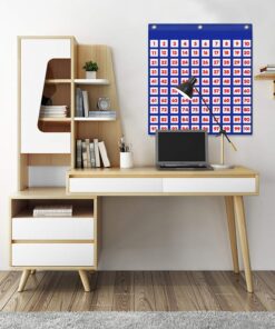 Eamay Hundreds Pocket Chart with 130 Number Cards, Number 1-100 Board Pocket Chart for Teacher Lessons in a Classroom or for Use at Home (100 Pockets) 100 pockets 11 71GgB9AqJTL