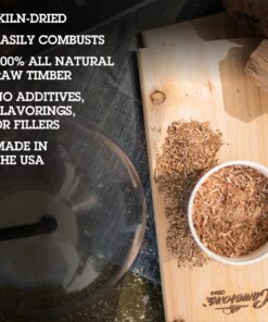 Camerons Natural Extra Fine BBQ Wood Chips - Apple, Cherry, Bourbon, Oak, Hickory, Maple, Pecan, Mesquite (8 Pints)- Sawdust Shavings for Smoking Guns, Smokers, Smoke Boxes - Barbecue Variety Gift Set 24 71Ggg9OMNfL 1