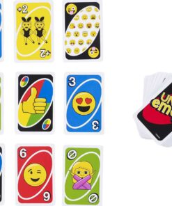 Mattel Games UNO Emojis Multicolor Basic Pack for 7 years and up 19 71Gh7vGP3hL