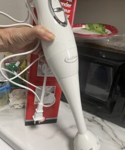 Betty Crocker Hand Blender with Beaker, White, BC-1303CK 26 71GhFkgI38L