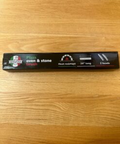 Senwosa 26” Pizza Oven Brush with Stone Scraper - Stainless Steel Bristles, Long Handle, Heat-Resistant - Compatible with Ooni Ovens - Includes Spare Head 55 71GheIbIAtL