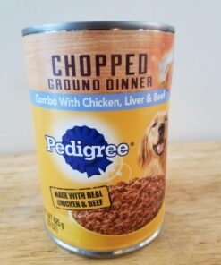 Pedigree Adult Canned Wet Dog Food Chopped Ground Dinner Combo with Chicken, Beef & Liver Flavor, 22 oz. Cans (Pack of 12) 28 71GhuMVvmPL
